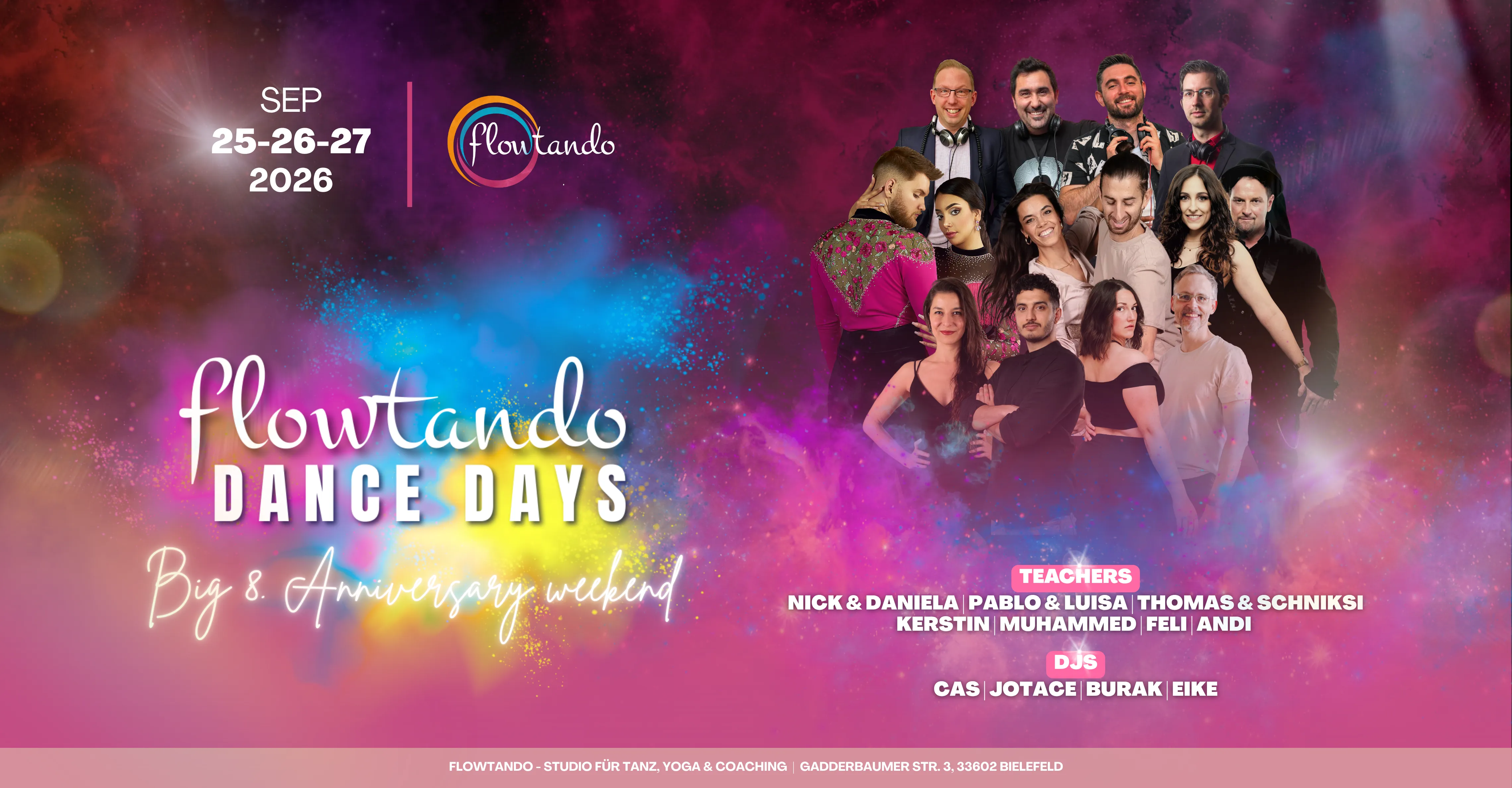 Flowtando Dance Days – Salsa, Bachata und Kizomba Festival in Bielefeld